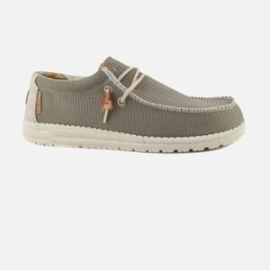 Hey Dude Mens Wally Eco Sox Desert Brown Loafer Flats shoes sz 10